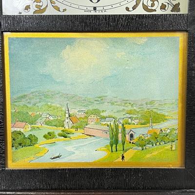 1236 Antique Seth Thomas Pillar & Scroll Style 8-Day Time & Strike Shelf Clock
