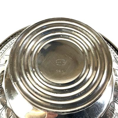 1253 Vintage Hamilton Sterling Weighted Bowl