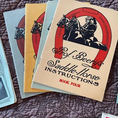Various horse breeding booklets.
