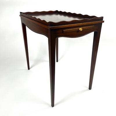 1238 Kittinger Randolph Light-Tone Tea Table Stand