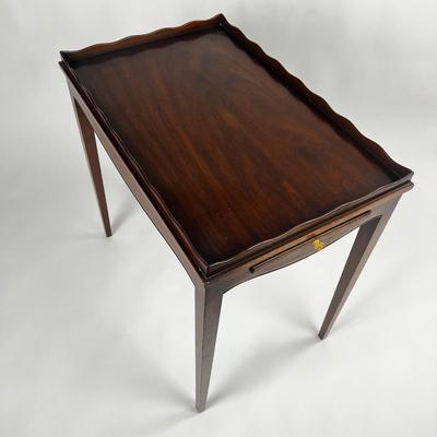 1238 Kittinger Randolph Light-Tone Tea Table Stand