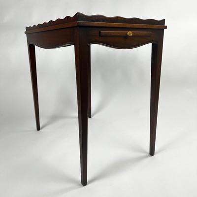 1238 Kittinger Randolph Light-Tone Tea Table Stand