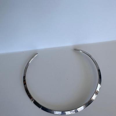 Group, 5 Metal/Sterling Chokers