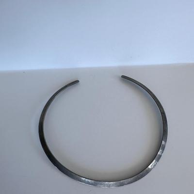 Group, 5 Metal/Sterling Chokers