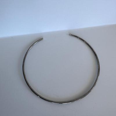 Group, 5 Metal/Sterling Chokers