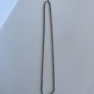 Sterling Silver Rope Chain