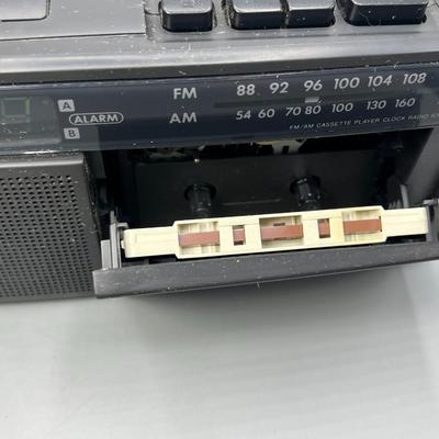 Vintage Sony Dream Machine Dual Alarm Clock Radio Cassette Player