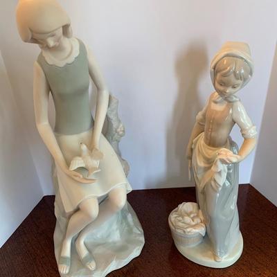 PAIR Figurines - Lladro And Other. LOT 2