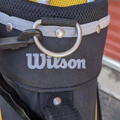 Sun Mountain Golf Caddy w/ Wilson Golf Bag and Dunlop Clubs