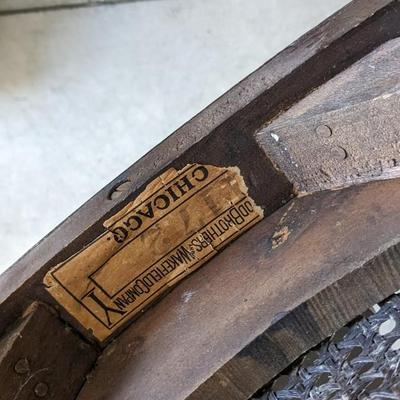 Haywood Wakefield Cane Bottom Rocking Chair w/ Vintage Rocker