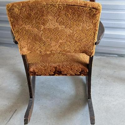 Haywood Wakefield Cane Bottom Rocking Chair w/ Vintage Rocker