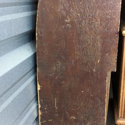 Serpentine Front Shelf and Primitive Magazine Rack