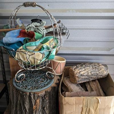 Planting Bench and Outdoor Goodies