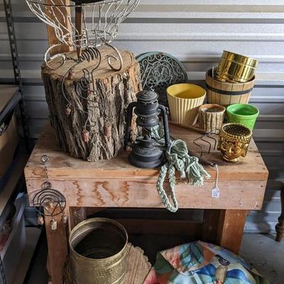 Planting Bench and Outdoor Goodies