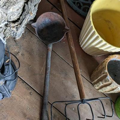Planting Bench and Outdoor Goodies