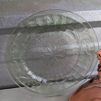 Pink and Green Glass