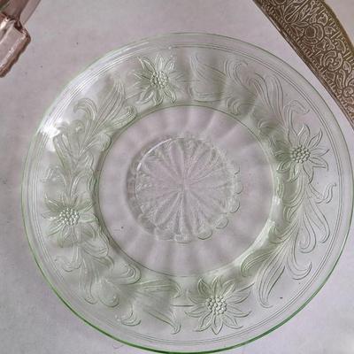 Pink and Green Glass