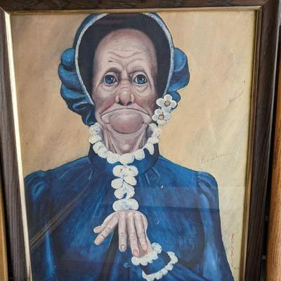 Figural Framed Artwork