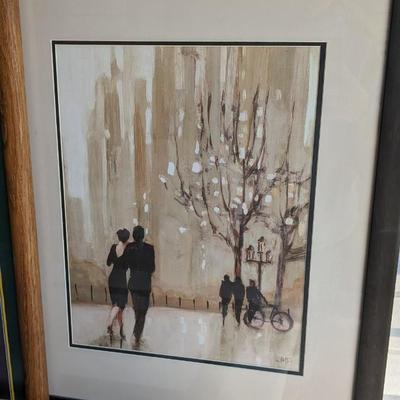 Figural Framed Artwork