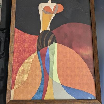 Figural Framed Artwork