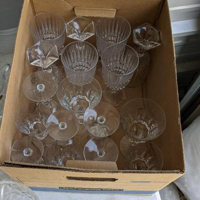 Crystal and Cut Glass Assortment