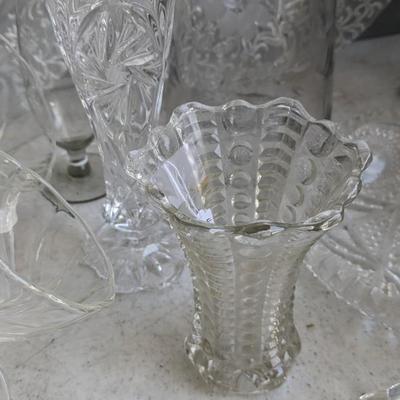 Crystal and Cut Glass Assortment