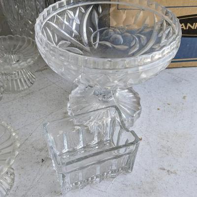 Crystal and Cut Glass Assortment