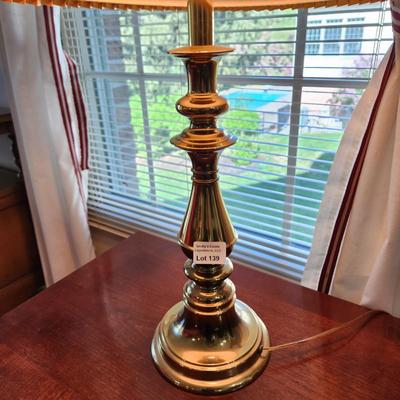 Heavy Brass Table Lamp 30