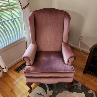 Nice Wingback Chair by Smith Novelty  Co. N.C. 30x29x42 seat 19