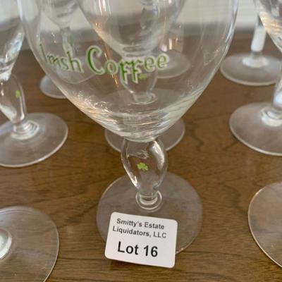 Large Lot - Irish Coffee Glasses - LOT 16