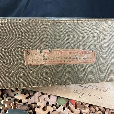 1276 Antique VICTORY Wooden Jig-Saw Puzzle
