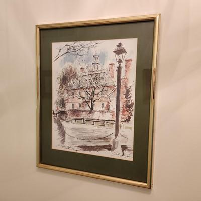 4 Colonial Williamsburg Framed prints