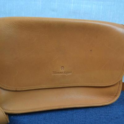 LOT 396. ETIENNE AIGNER HANDBAG AND WALLET