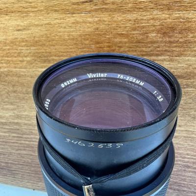 VIVITAR 75-205mm-Not Tested