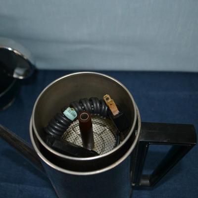 LOT 426 VINTAGE COFFEE POT AND COFFEE SERVER