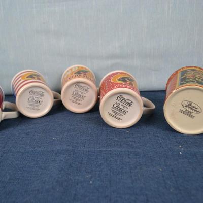 LOT 427. MUG COLLECTION INCLUDING COCA- COLA, AND UCLA