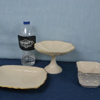 LOT 428. LENOX DISH AND TRAY