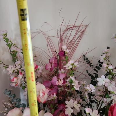 Vase filled will Clean Artificial Flower Arrangement