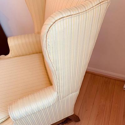 PAIR - Clean High Back Queen Annes Chairs - LOT 32