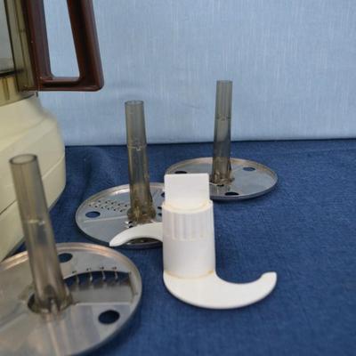 LOT 448. VINTAGE SUNBEAM FOOD PROCESSOR