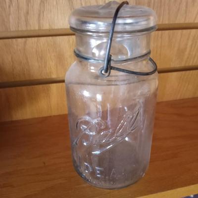 VINTAGE  INSULATORS AND BALL JAR