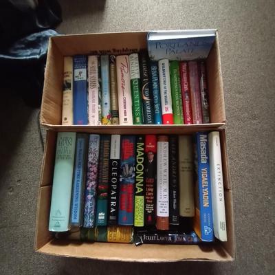 TWO BOXES OF BOOKS
