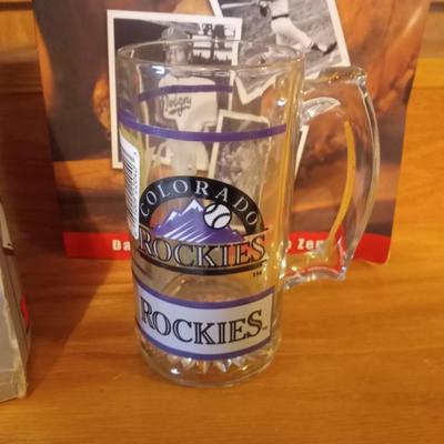 COORS LIGHT BASEBALL BOTTLES-ROCKIES MUG-ROCKIES BASEBALL ENCYCLOPEDIA