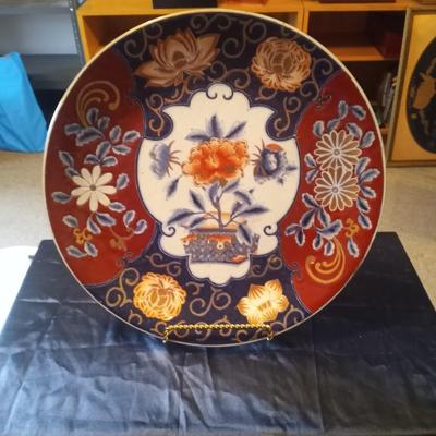 NICE ROUND CERAMIC DECOR PLATTER