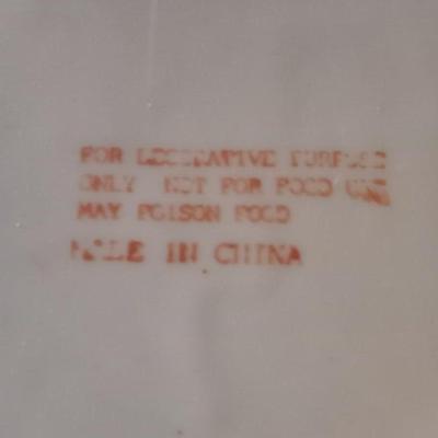 NICE ROUND CERAMIC DECOR PLATTER