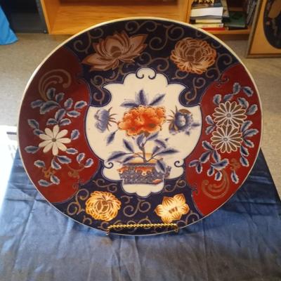 NICE ROUND CERAMIC DECOR PLATTER