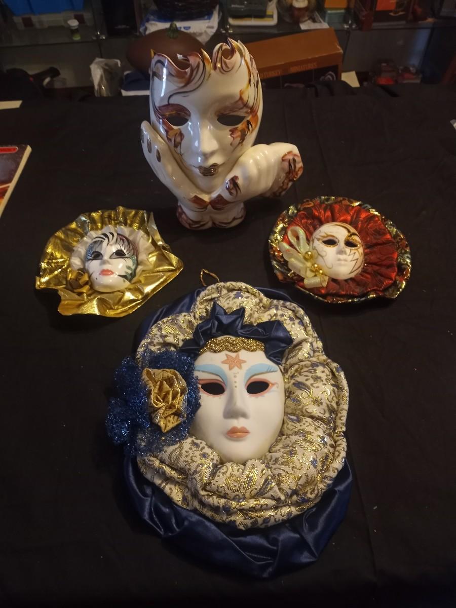 antique mardi gras masks