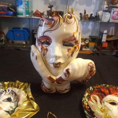 VINTAGE MARDI GRA MASKS