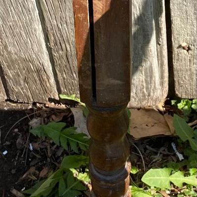 Vintage Wood Head & Foot Board for a Single Bed