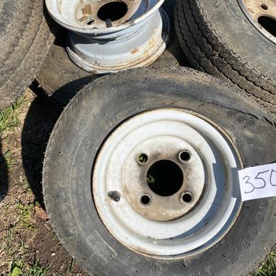 4 Small Tires And Rims